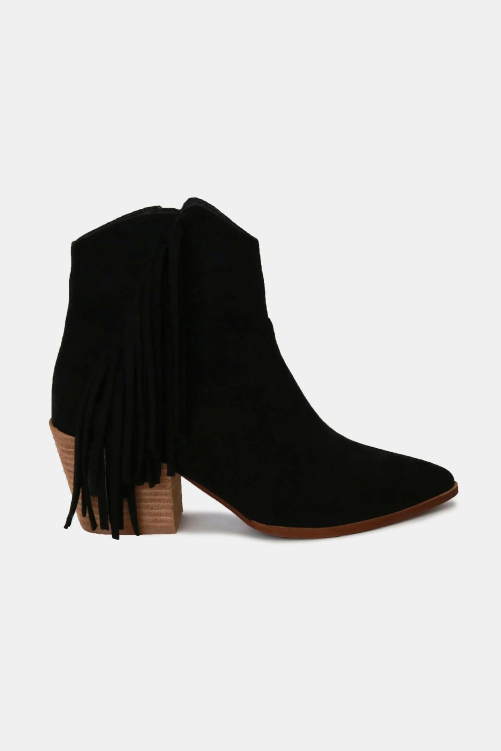 FRINGE BENEFITS SUEDE BOOT BLACK