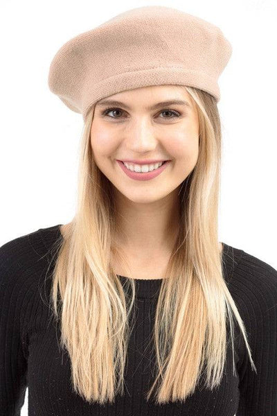 beige beret