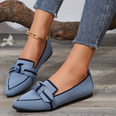 ON POINT BOW KNIT LOAFER