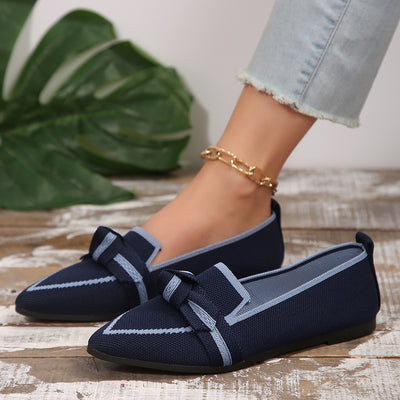 ON POINT BOW KNIT LOAFER