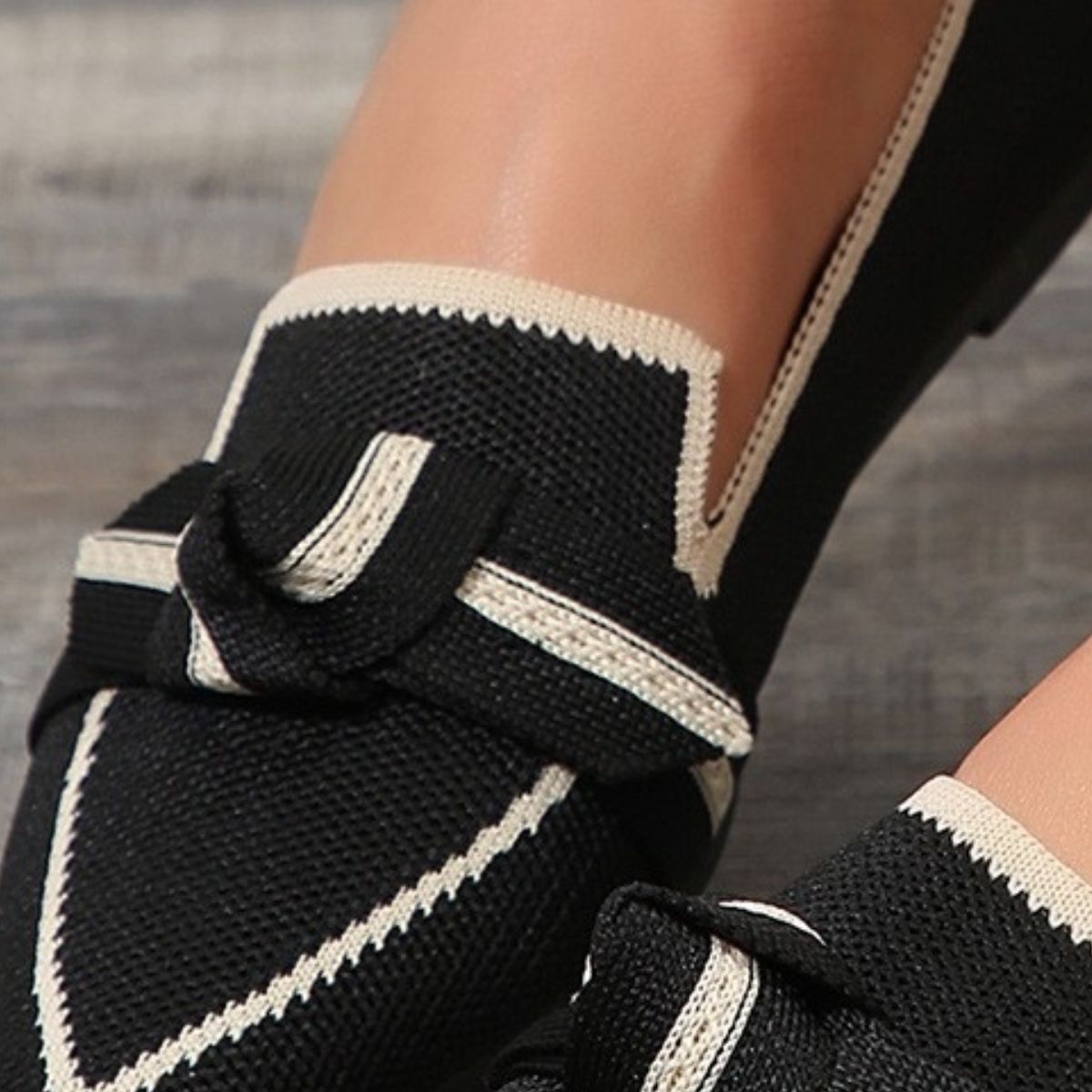 ON POINT BOW KNIT LOAFER