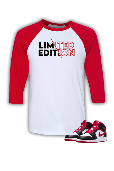 LIMITED EDITION Collection Raglan Tee Red - Corporate Amerika Collection