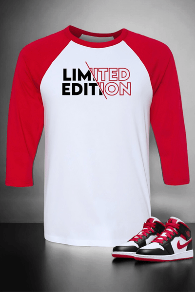 LIMITED EDITION Collection Raglan Tee Red - Corporate Amerika Collection