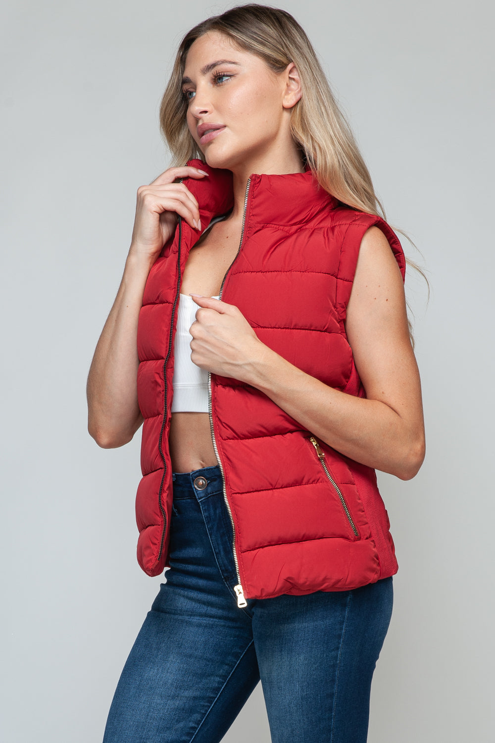 InVESTed Zip Up Vest with Pockets