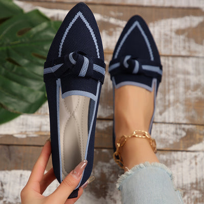 ON POINT BOW KNIT LOAFER