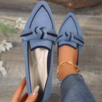 ON POINT BOW KNIT LOAFER