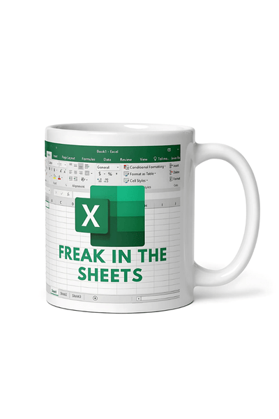 WAITING TO "EXCEL" MUG - Corporate Amerika Collection