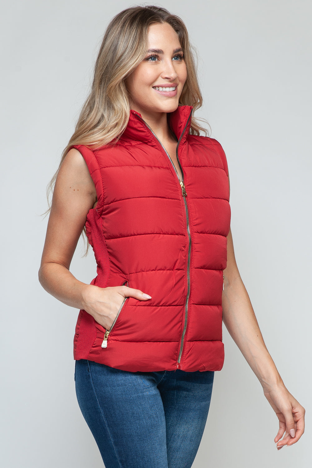 InVESTed Zip Up Vest with Pockets